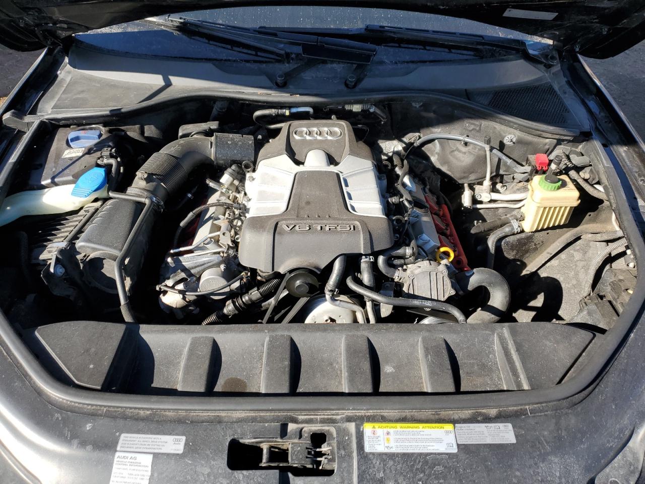 2015 Audi Q7 VIN WA1LGAFE5FD032777 Copart auction photo, front end / undercarriage damage thumbnail 12
