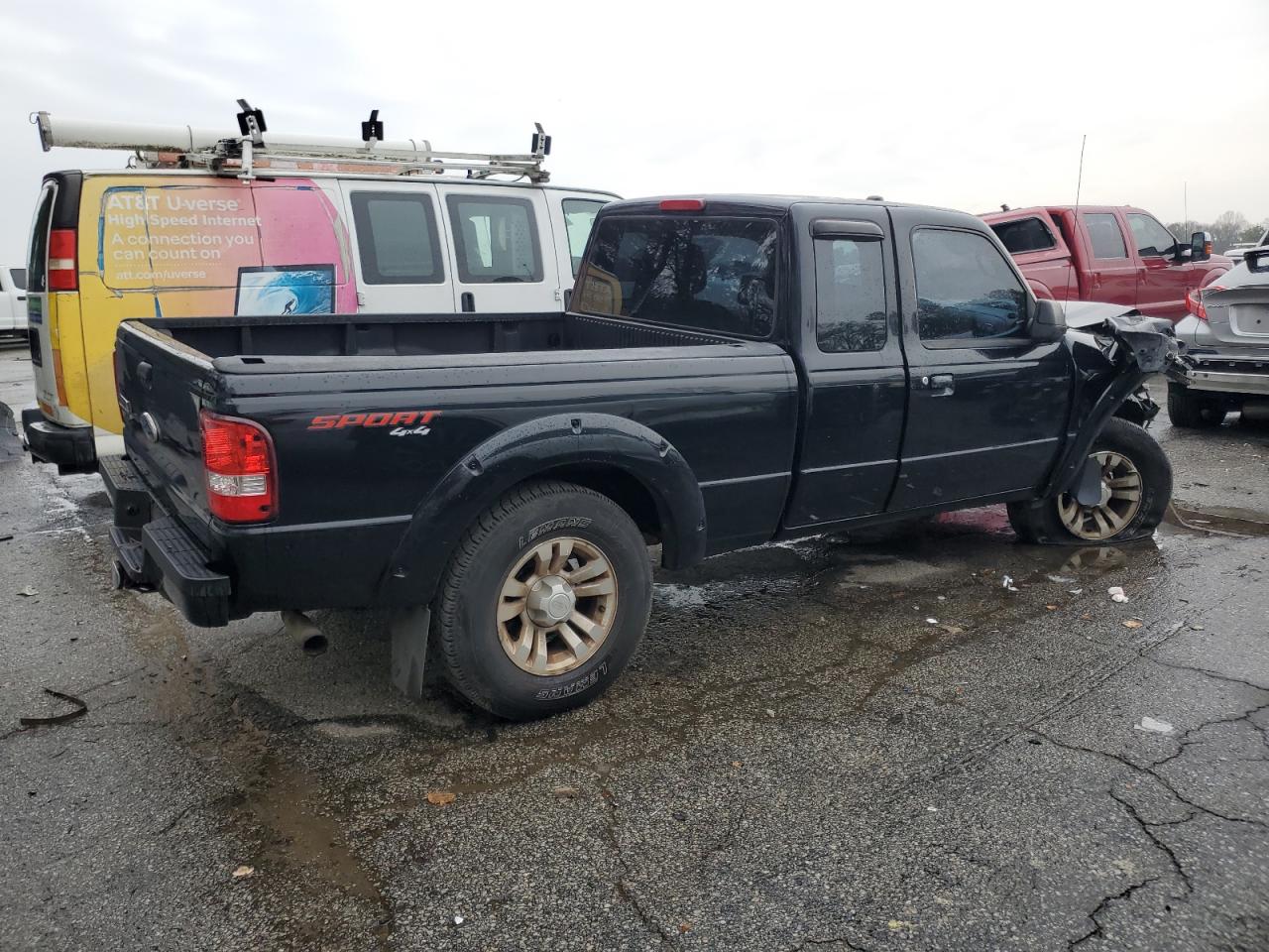 2011 Ford Ranger VIN 1FTLR4FE1BPA50638 Copart auction photo, front end damage thumbnail 3