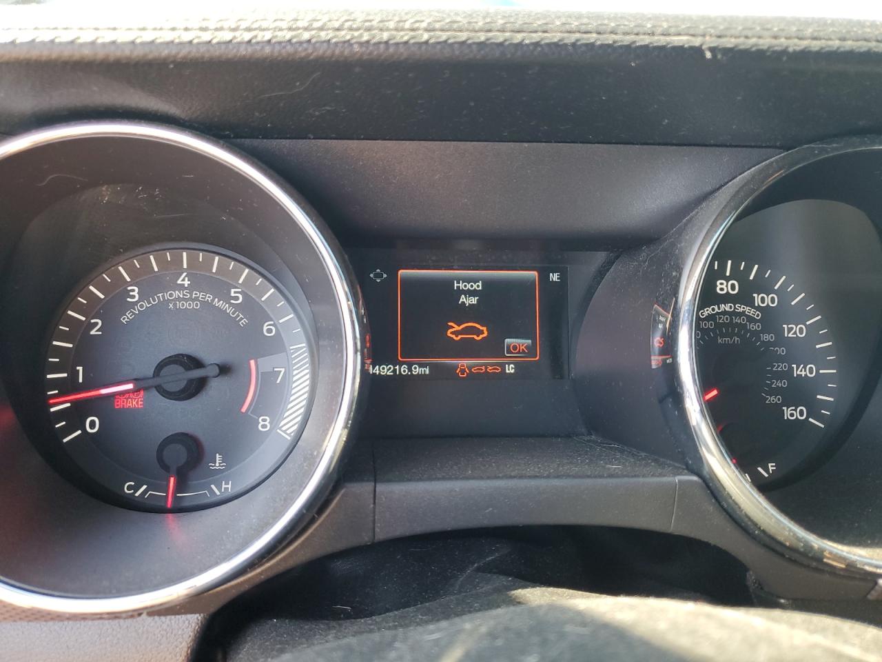2015 Ford Mustang VIN 1FA6P8CF2F5412586 Copart auction photo, rear end damage thumbnail 9