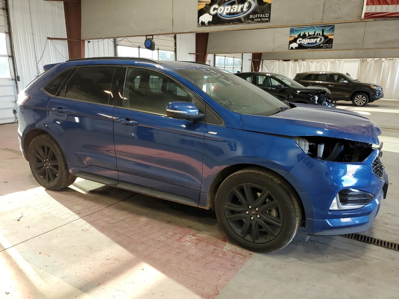 2020 Ford Edge VIN 2FMPK4J90LBB17248 Copart auction photo, front end damage thumbnail 4