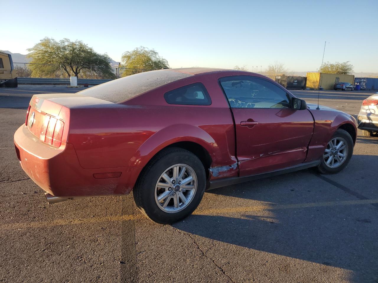 2007 Ford Mustang VIN 1ZVFT80N475275439 Copart auction photo, side damage thumbnail 3