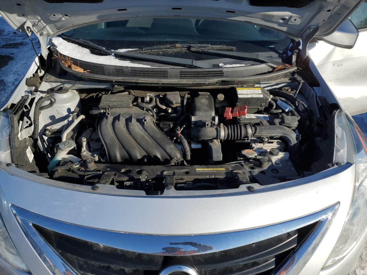 2017 Nissan Versa VIN 3N1CN7AP0HL829493 Copart auction photo, side / rear end damage thumbnail 11