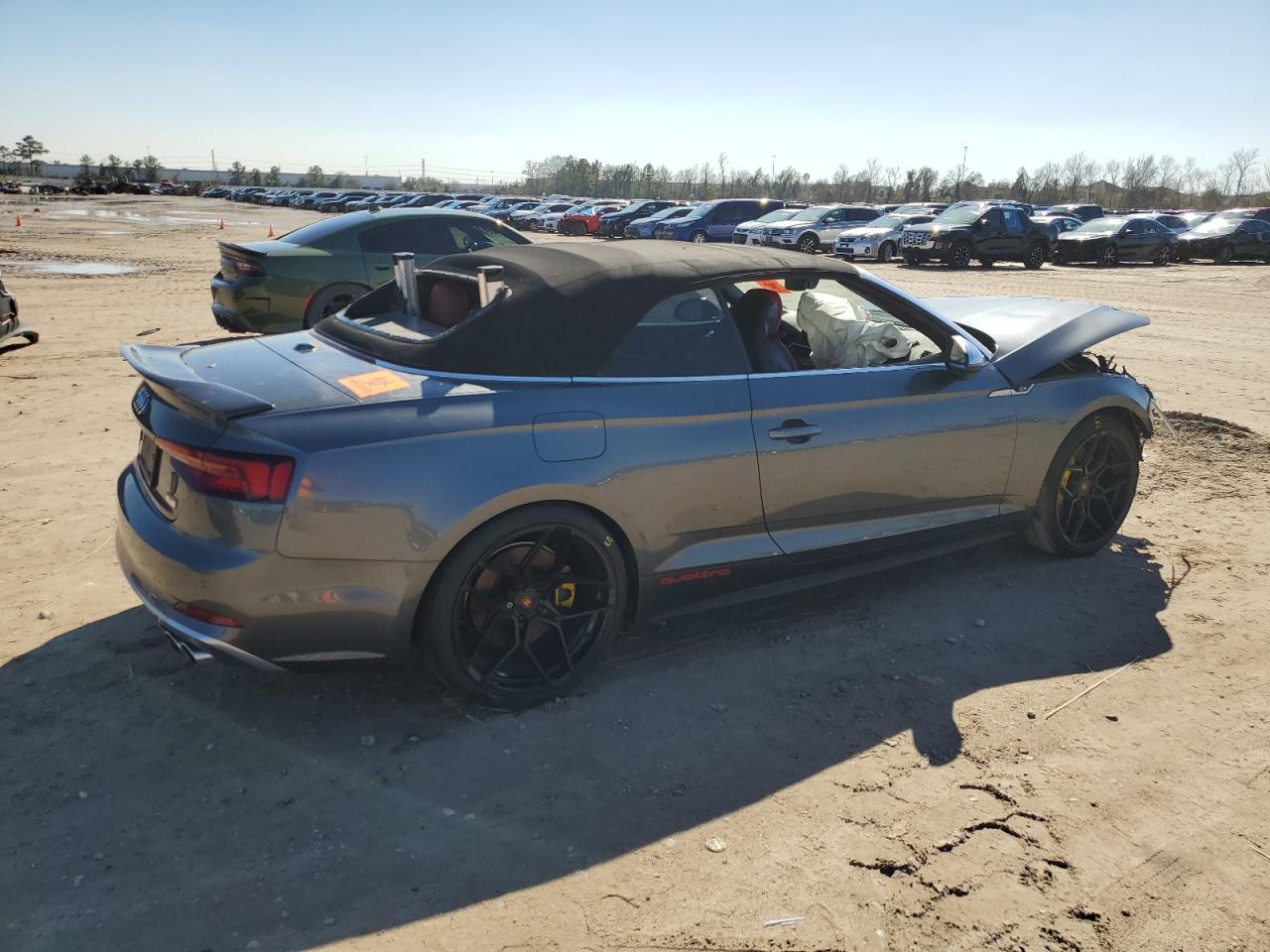 2018 Audi RS5 VIN WAUY4GF51JN015465 Copart auction photo, front end / rear end damage thumbnail 3