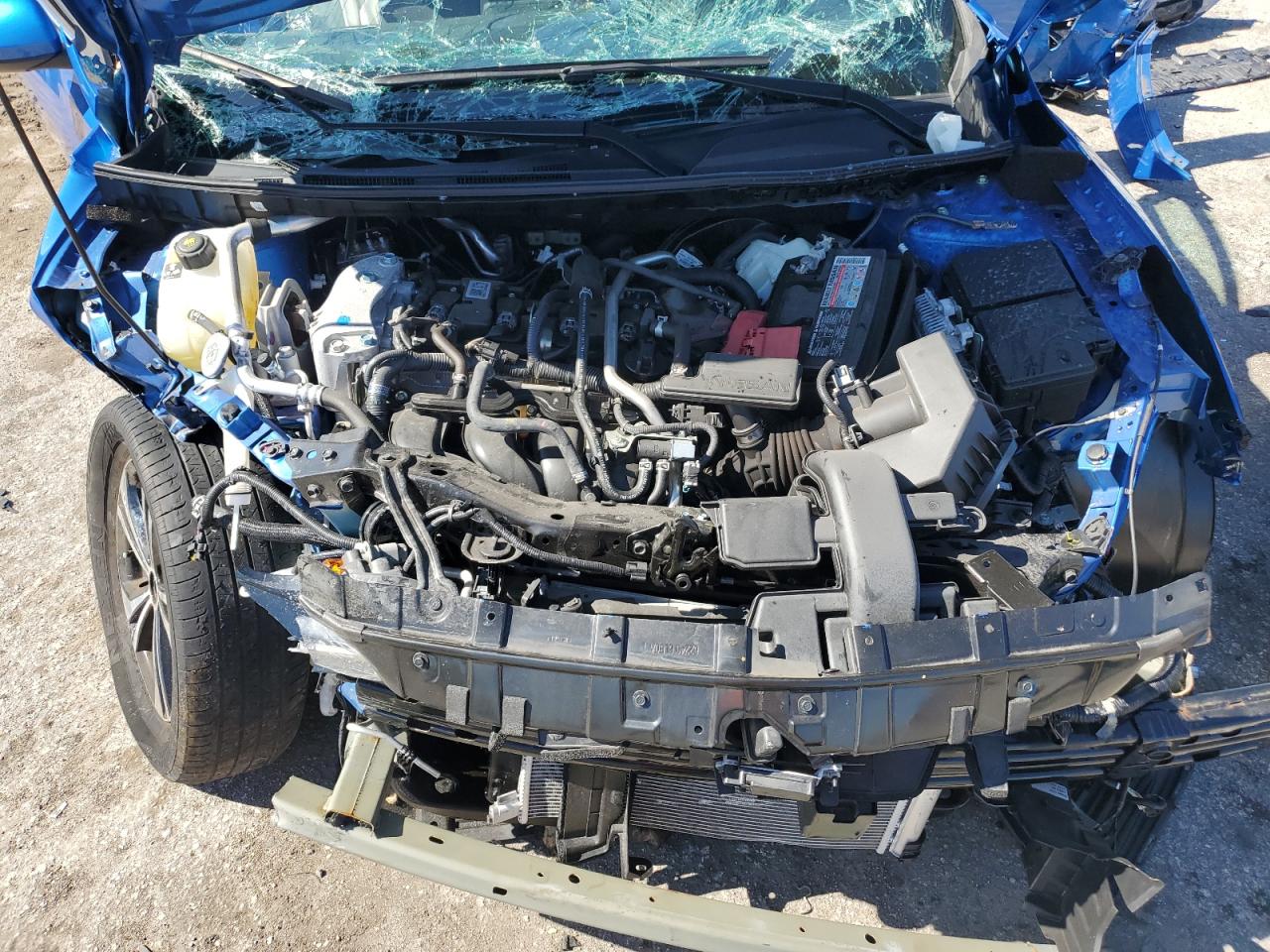 2021 Nissan Sentra VIN 3N1AB8CV8MY292290 Copart auction photo, front end / side damage thumbnail 12