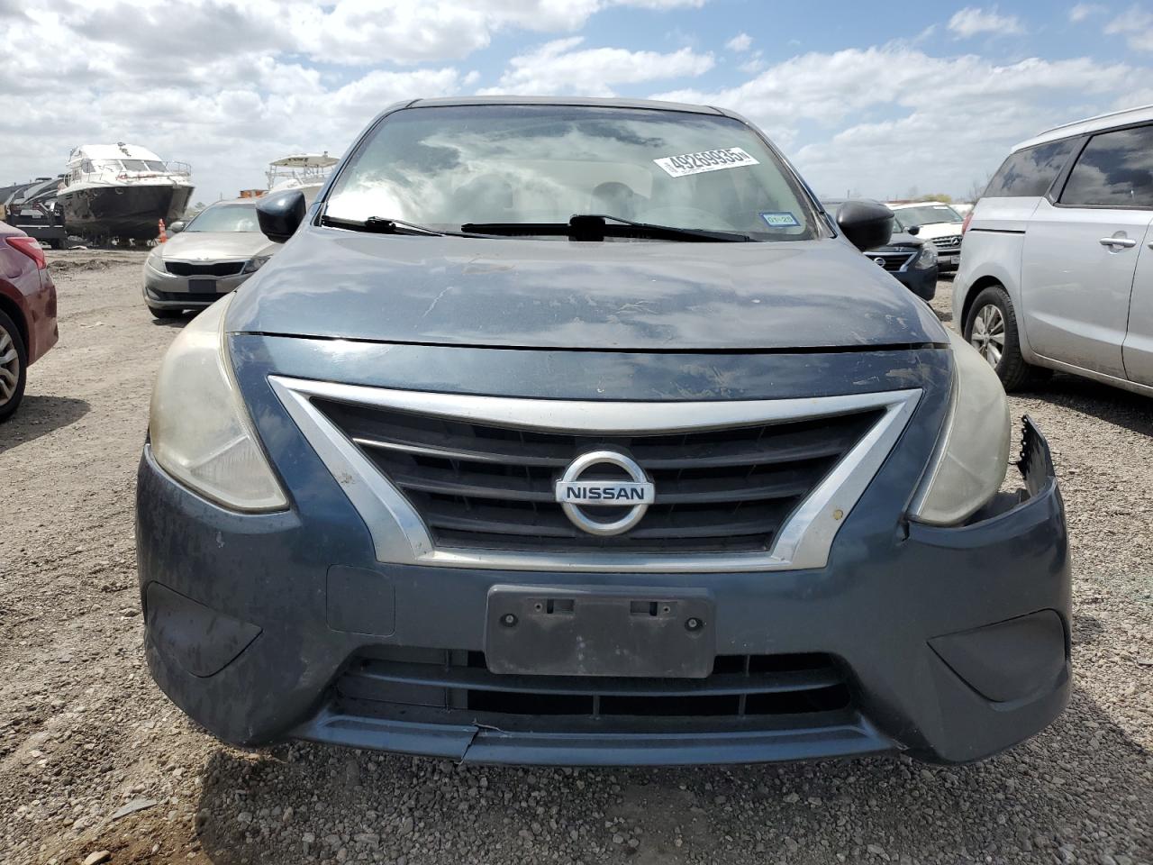 2017 Nissan Versa VIN 3N1CN7AP8HL804275 Copart auction photo, side / front end damage thumbnail 5