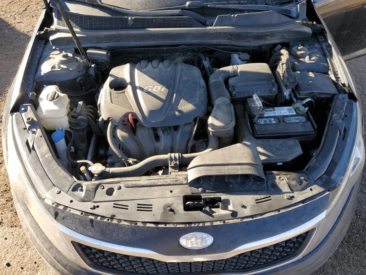 2011 KIA Optima VIN KNAGN4A79B5096006 Copart auction photo, side / rear end damage thumbnail 11
