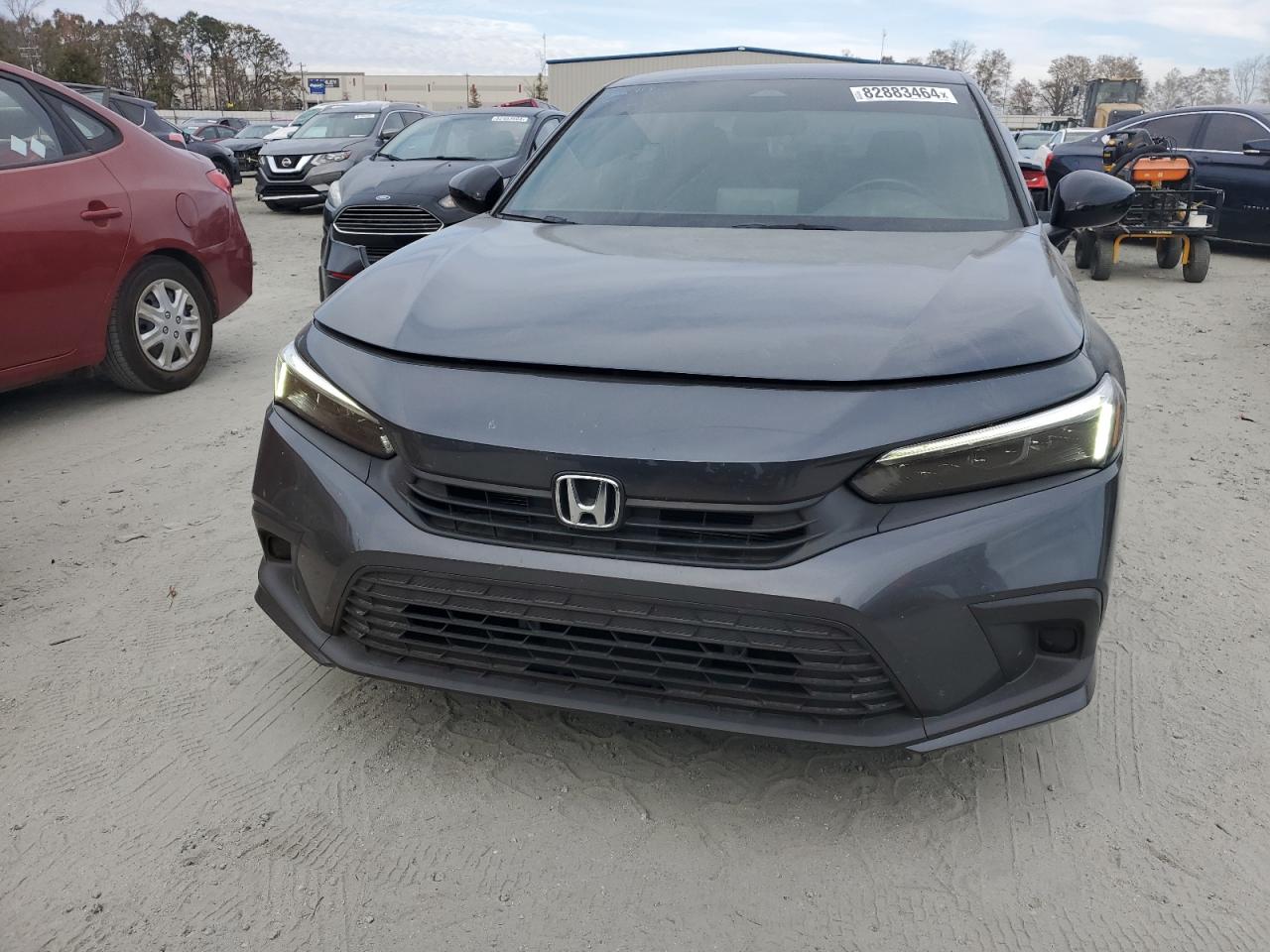 2022 Honda Civic VIN 2HGFE2F52NH524703 Copart auction photo, rear end damage thumbnail 5