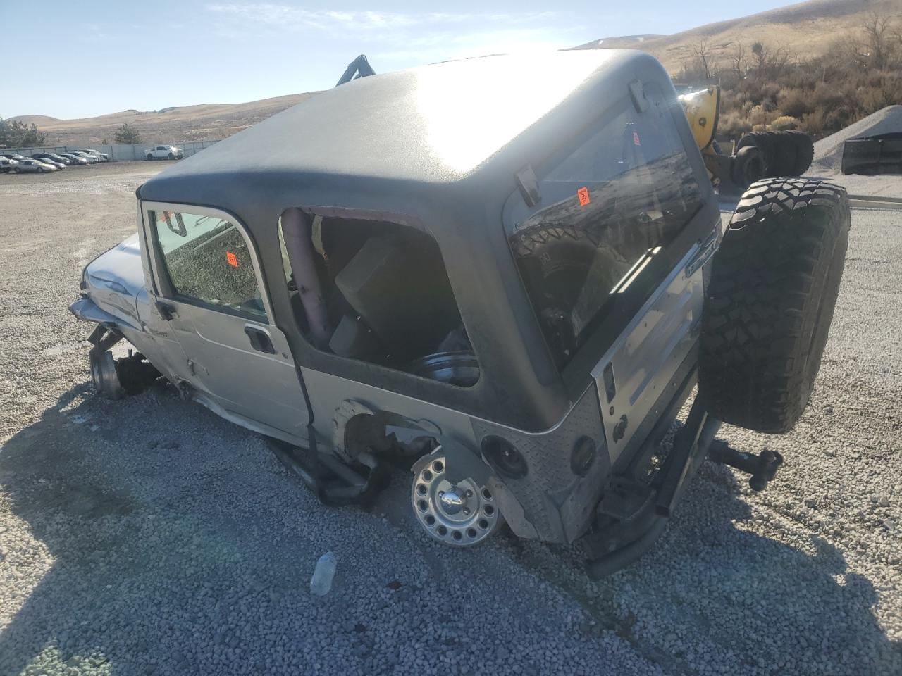 2005 Jeep Wrangler VIN 1J4FA49S05P375785 Copart auction photo, front end / side damage thumbnail 2