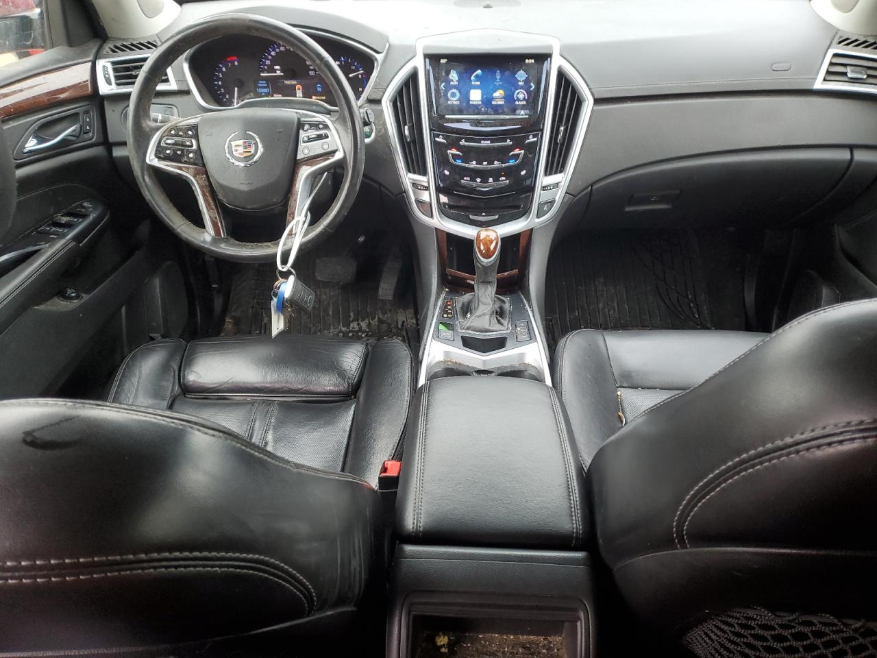 2014 Cadillac SRX VIN 3GYFNEE32ES687066 Copart auction photo, front end / undercarriage damage thumbnail 8