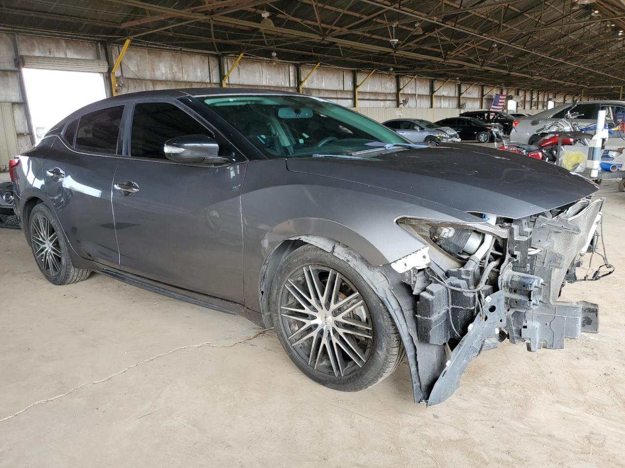 2016 Nissan Maxima VIN 1N4AA6AP7GC430610 Copart auction photo, front end damage thumbnail 4