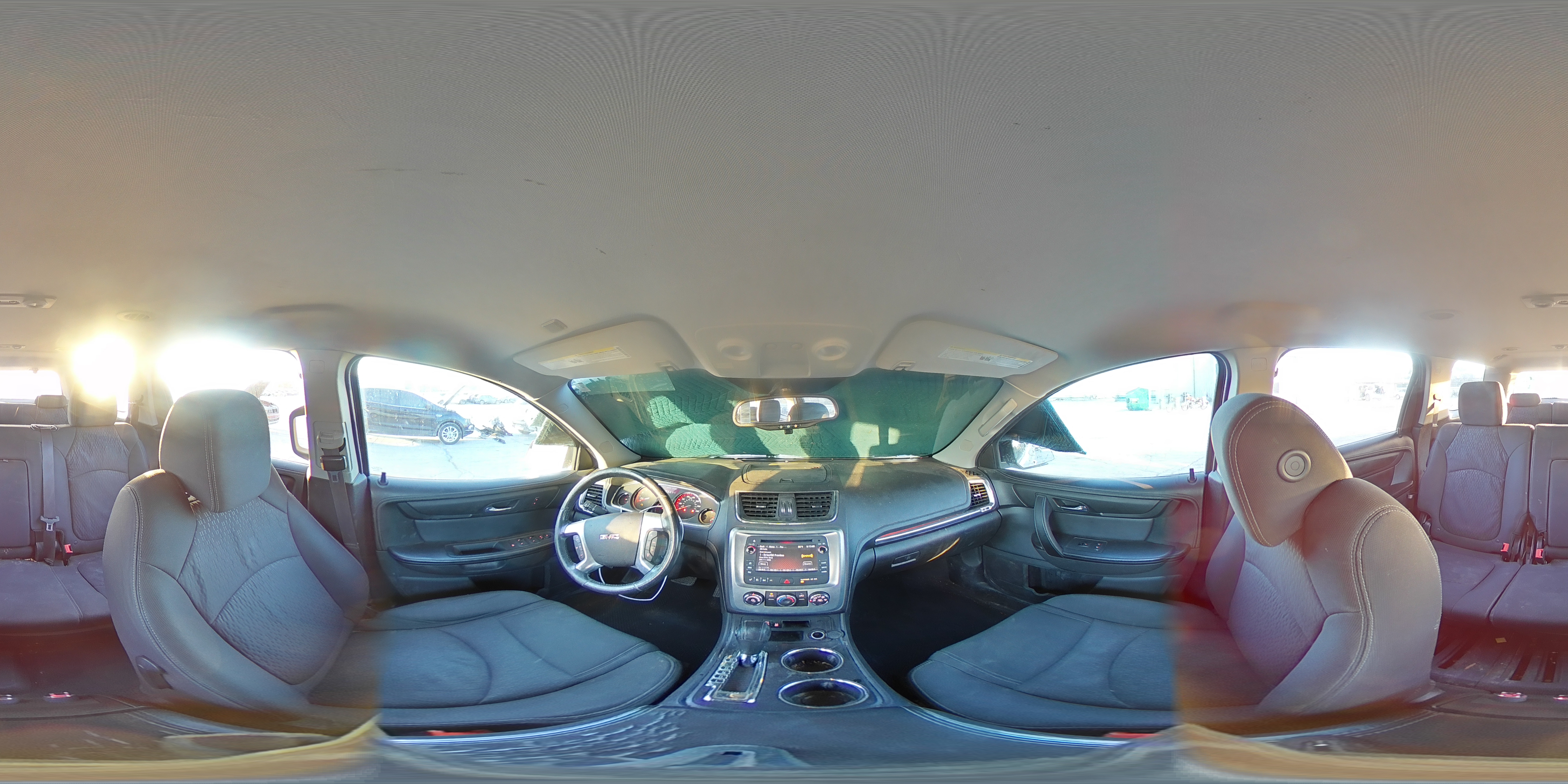 2013 GMC Acadia VIN 1GKKRNED9DJ170630 Copart auction photo, rear end / front end damage thumbnail 13