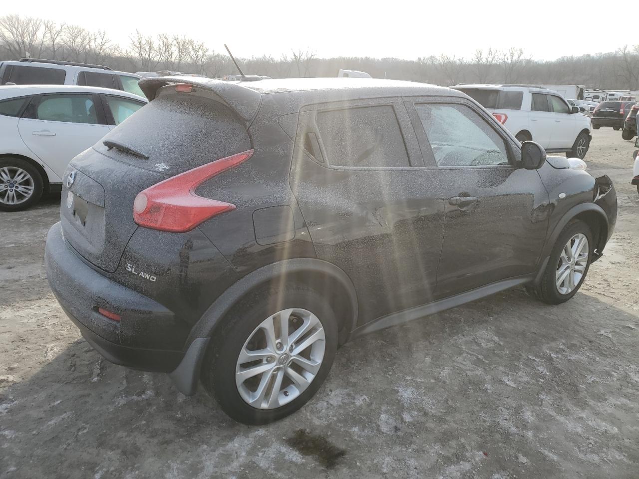 2013 Nissan Juke VIN JN8AF5MV9DT208604 Copart auction photo, front end / side damage thumbnail 3