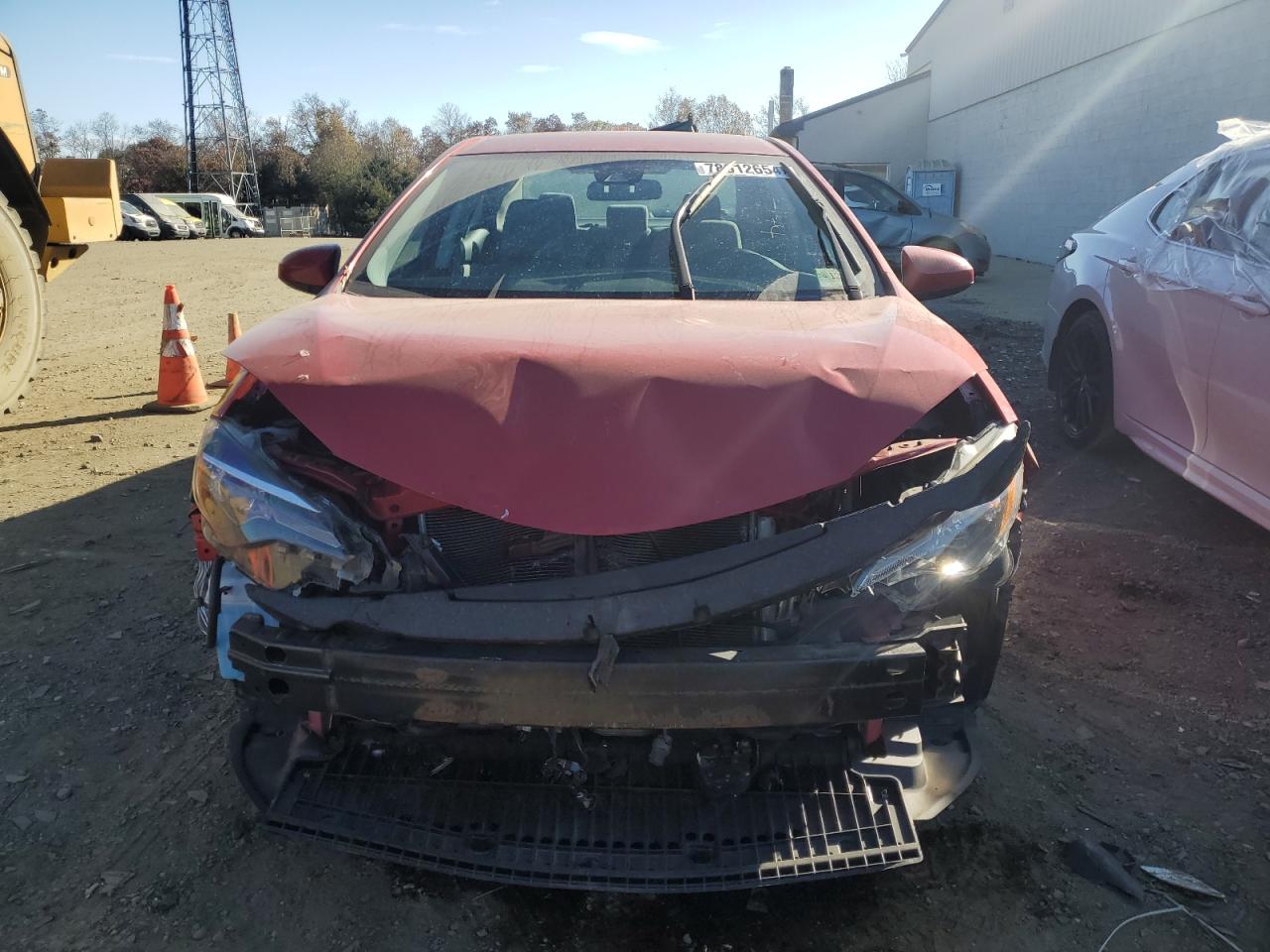 2017 Toyota Corolla VIN 2T1BURHEXHC762299 Copart auction photo, front end damage thumbnail 5