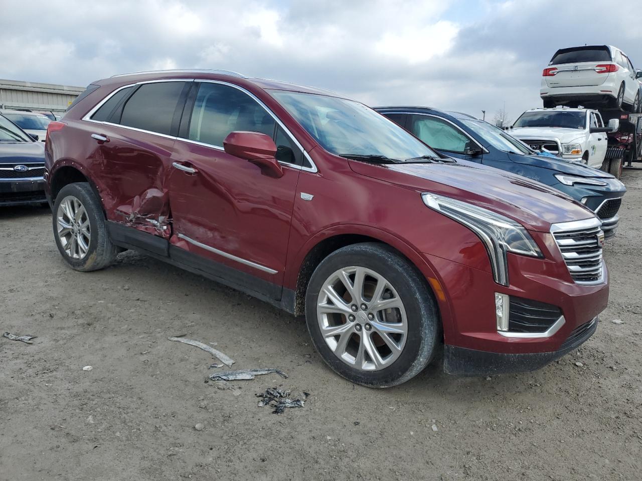 2017 Cadillac XT5 VIN 1GYKNDRS2HZ146634 Copart auction photo, side damage thumbnail 4