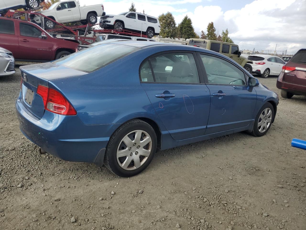 2008 Honda Civic VIN 1HGFA16528L035036 Copart auction photo, all over damage thumbnail 3