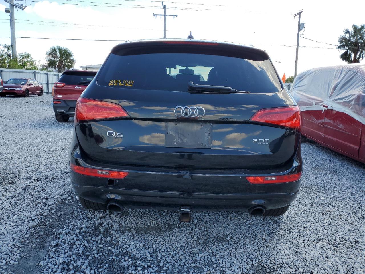 2013 Audi Q5 VIN WA1CFAFP7DA016759 Copart auction photo, rear end / front end damage thumbnail 6