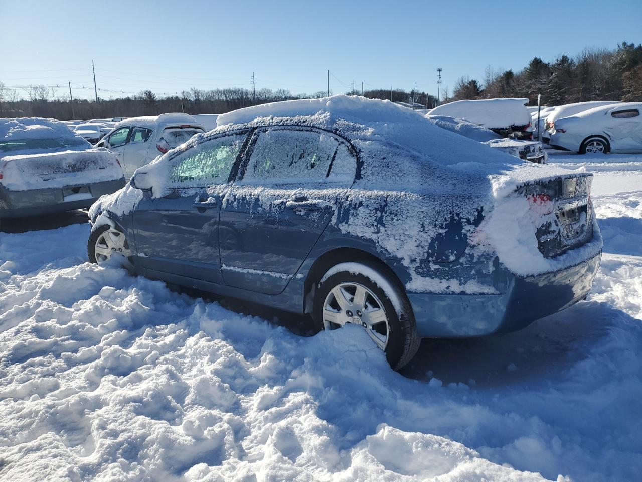 2009 Honda Civic VIN 2HGFA16539H363046 Copart auction photo, front end damage thumbnail 2