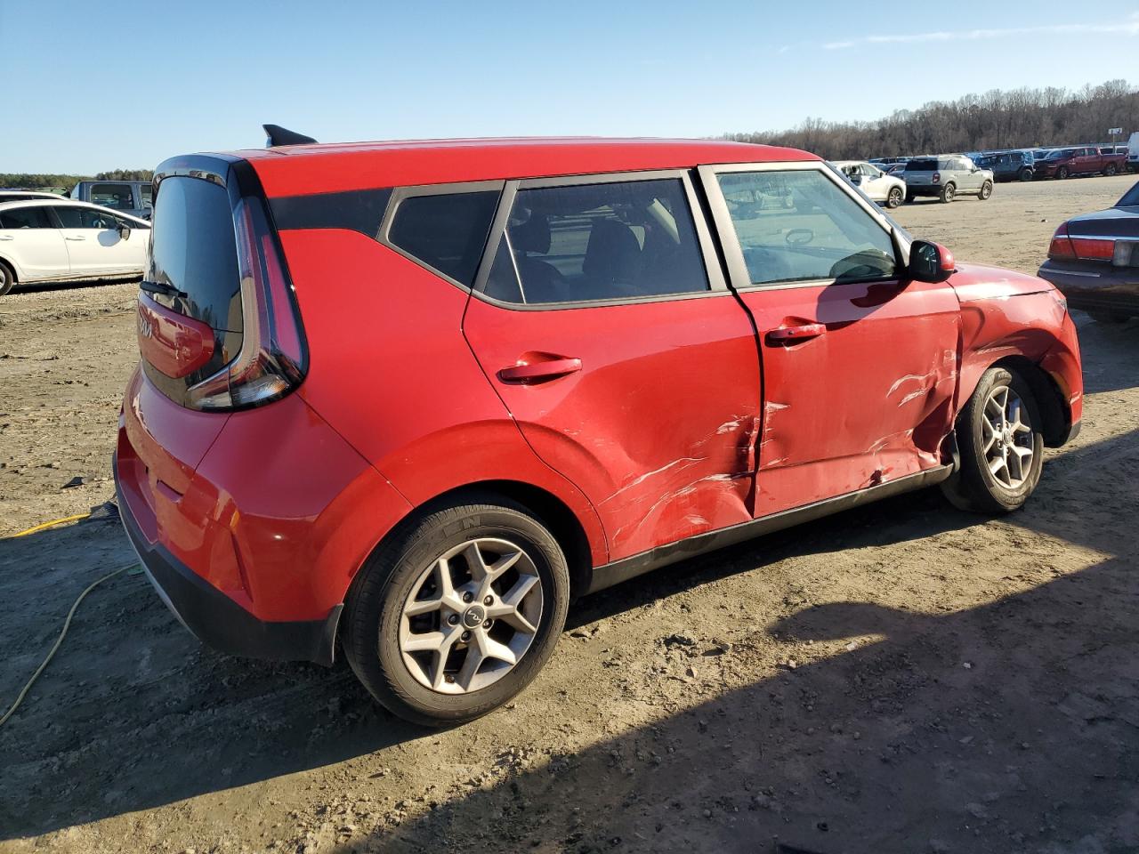 2024 KIA Soul VIN KNDJ23AU2R7223291 Copart auction photo, front end / side damage thumbnail 3