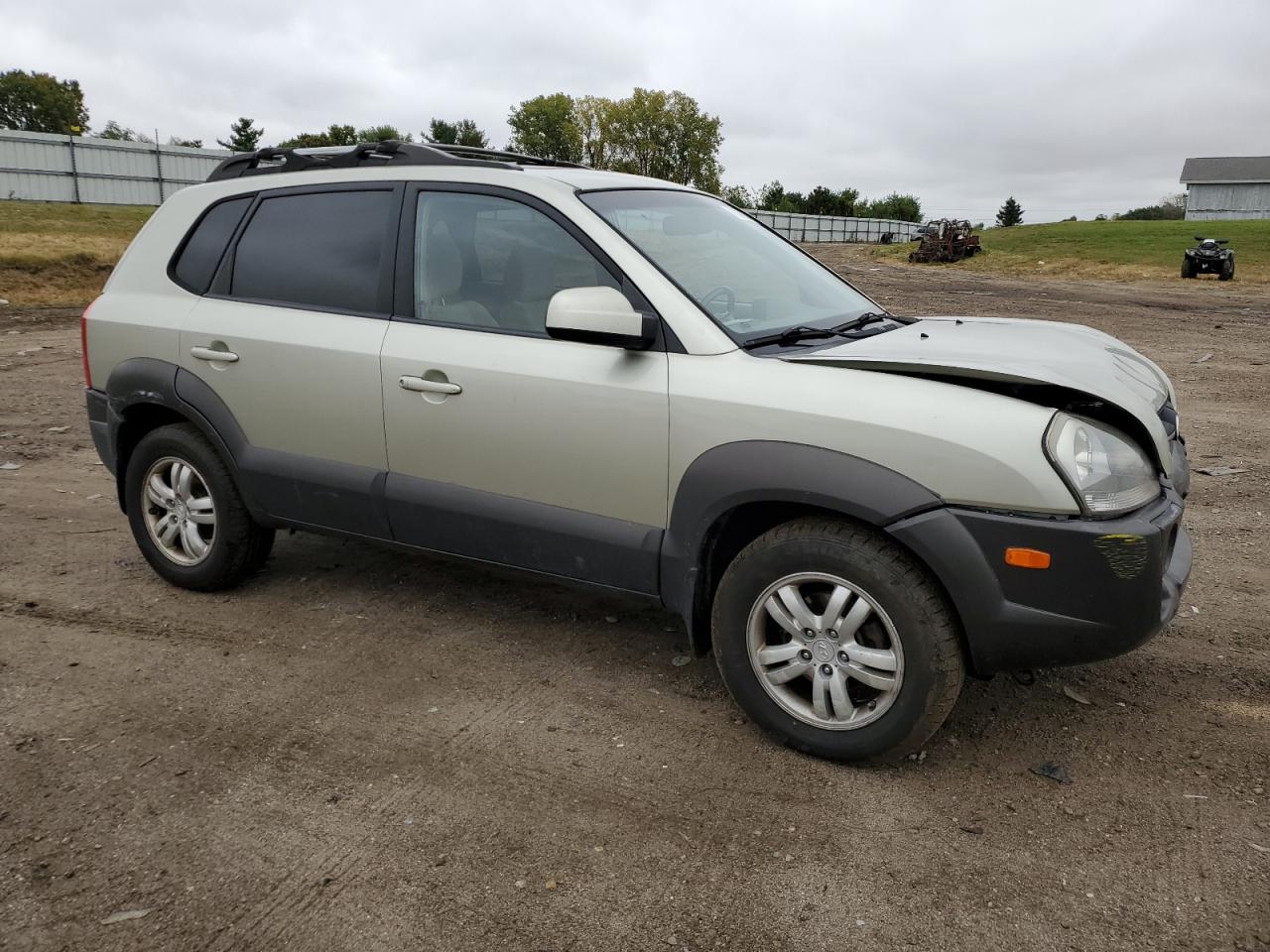 2006 Hyundai Tucson VIN KM8JN12D06U351273 Copart auction photo, front end damage thumbnail 4