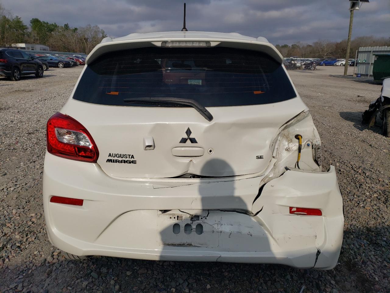 2020 Mitsubishi Mirage VIN ML32A4HJ0LH010479 Copart auction photo, front end / rear end damage thumbnail 6