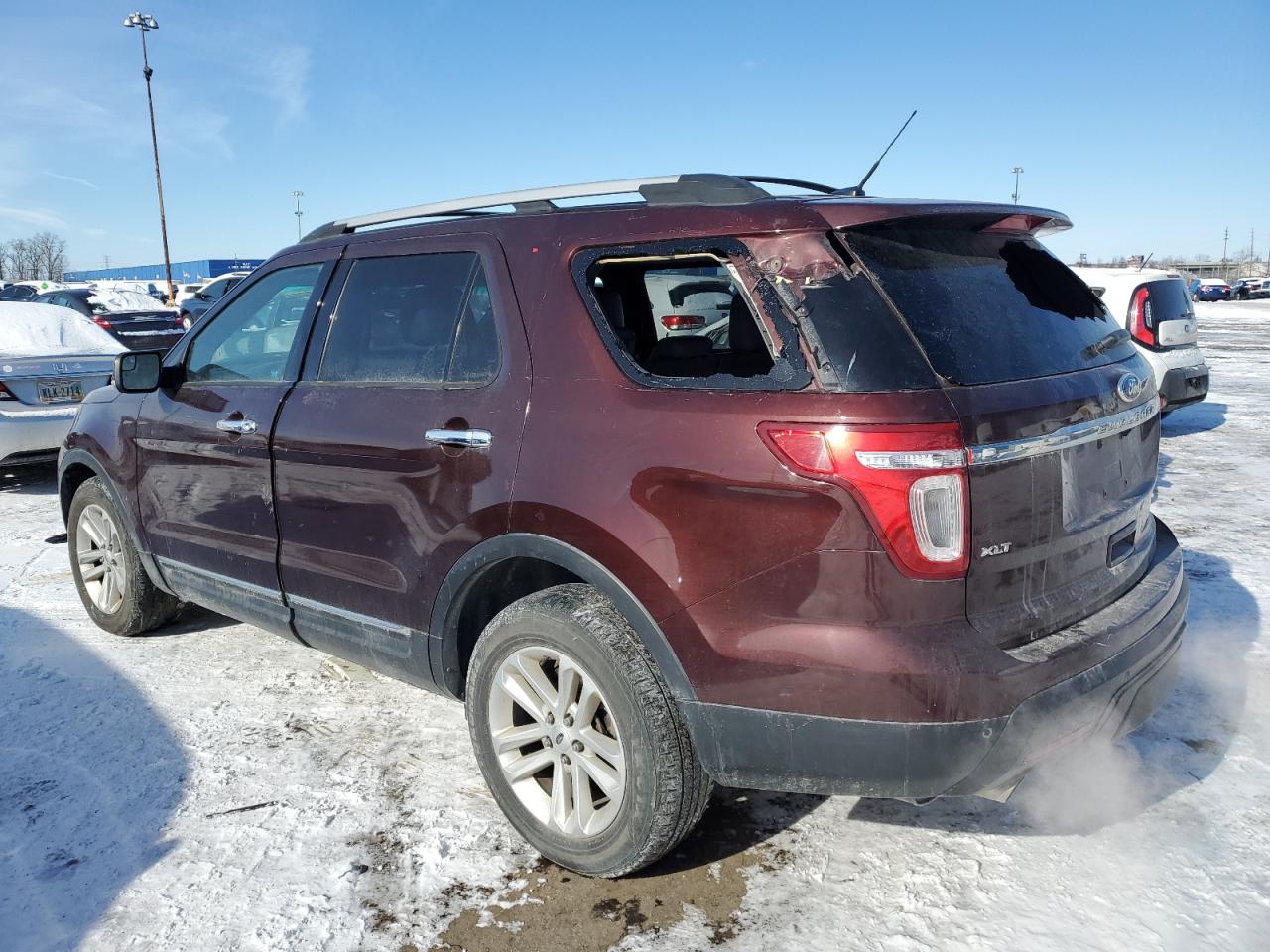 2012 Ford Explorer VIN 1FMHK8D86CGA20160 Copart auction photo, rear end damage thumbnail 2