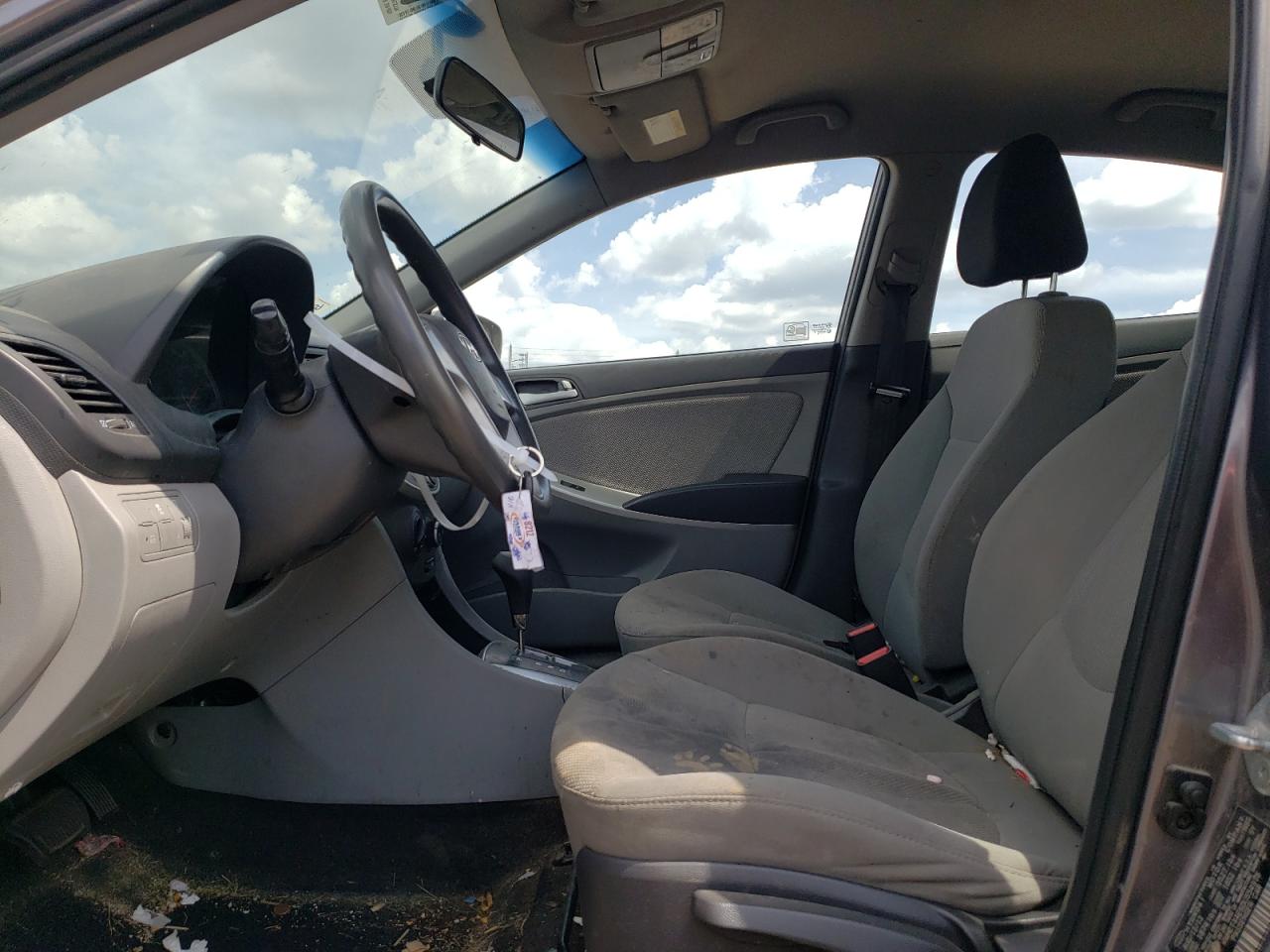 2013 Hyundai Accent VIN KMHCT4AE6DU554918 Copart auction photo, minor dent/scratches damage thumbnail 7