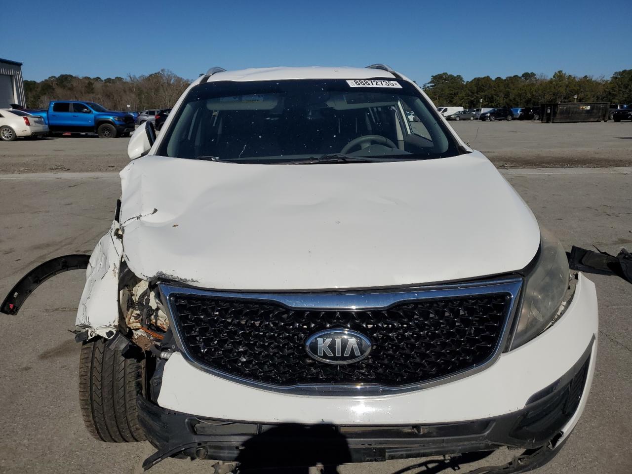 2015 KIA Sportage VIN KNDPB3AC6F7697791 Copart auction photo, front end damage thumbnail 5
