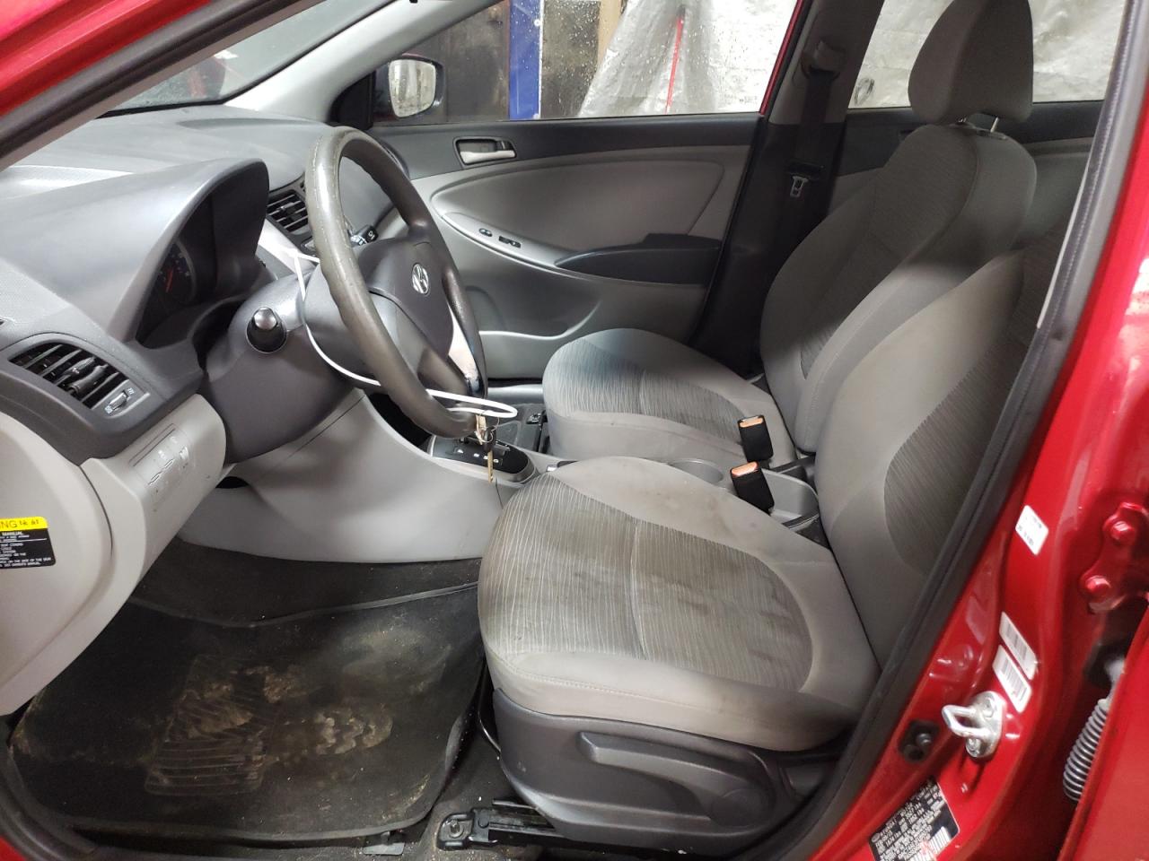 2015 Hyundai Accent VIN KMHCT4AE3FU880789 Copart auction photo, front end damage thumbnail 7
