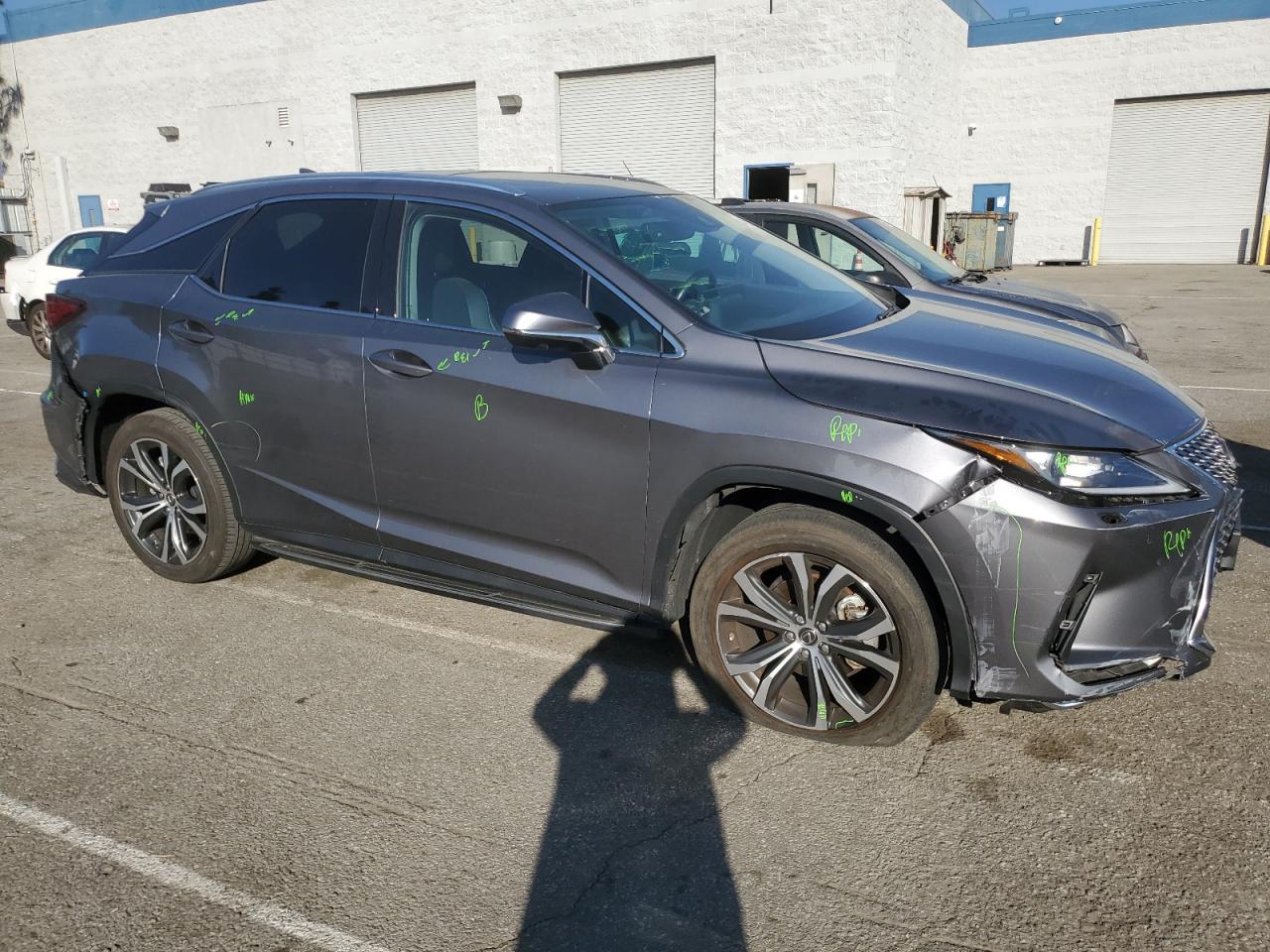 2022 Lexus RX VIN 2T2HZMAA7NC228058 Copart auction photo, front end / side damage thumbnail 4
