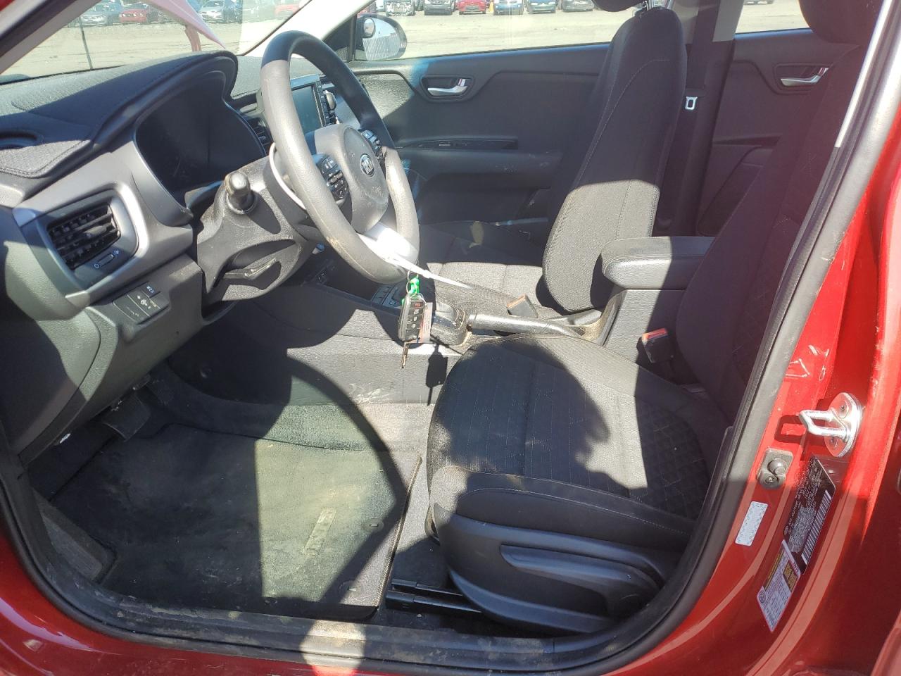 2019 KIA Rio VIN 3KPA24AB1KE243459 Copart auction photo, front end damage thumbnail 7