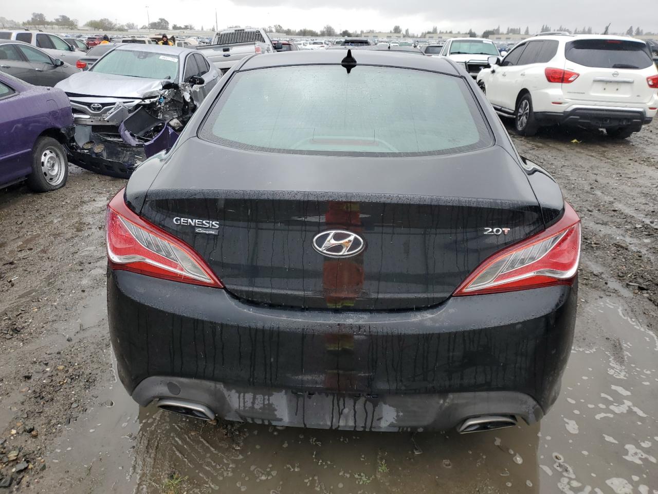 2014 Hyundai Genesis VIN KMHHT6KD8EU114174 Copart auction photo, mechanical damage thumbnail 6