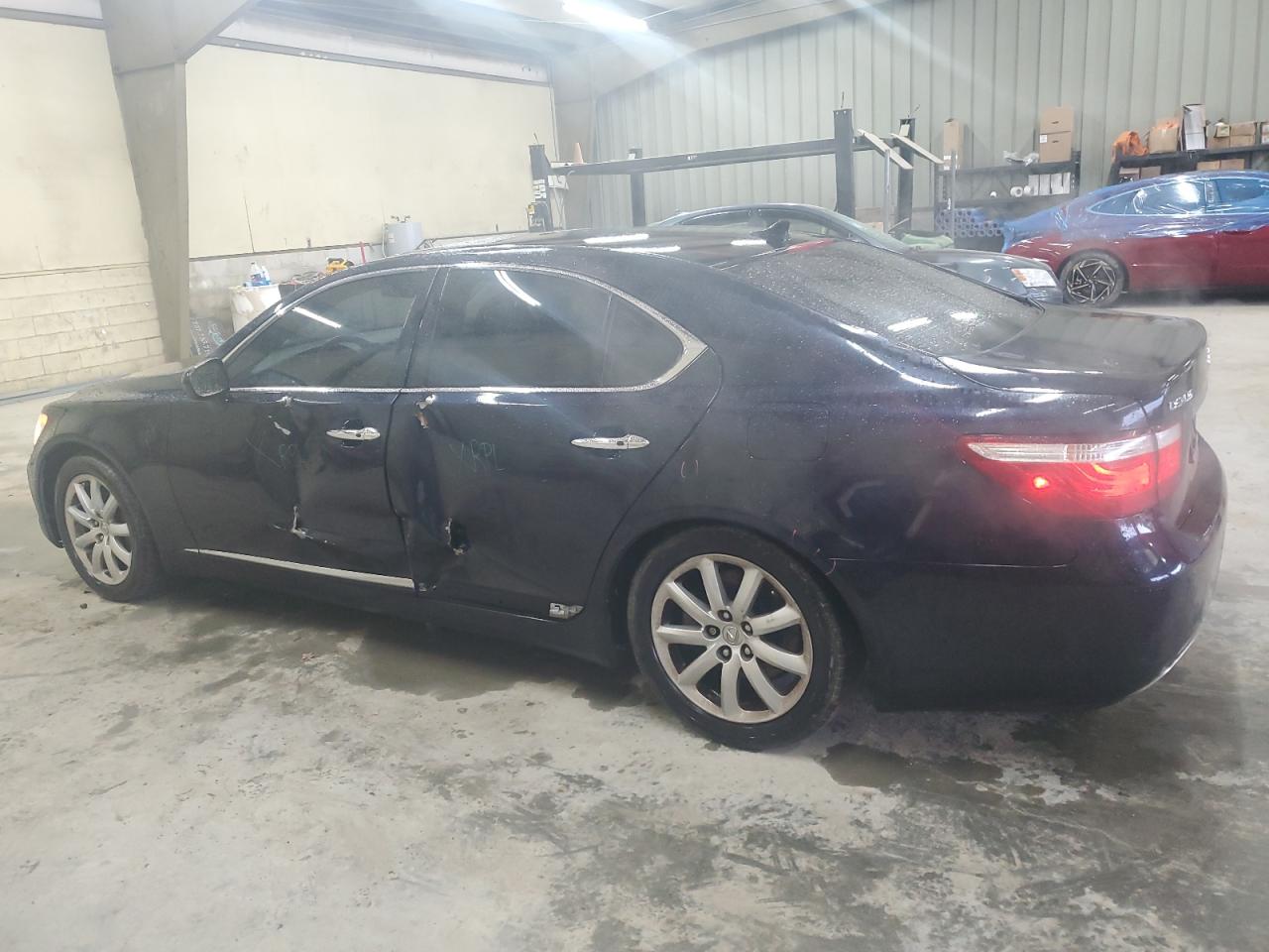 2009 Lexus LS VIN JTHCL46F095001106 Copart auction photo, side / minor dent/scratches damage thumbnail 2