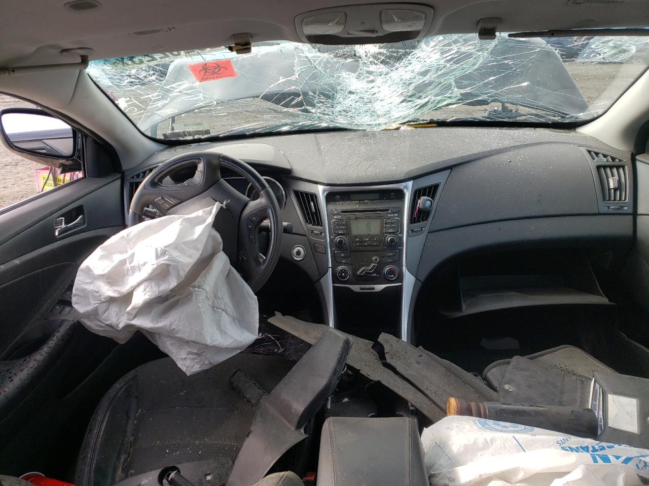 2011 Hyundai Sonata VIN 5NPEC4AC3BH038406 Copart auction photo, all over damage thumbnail 8