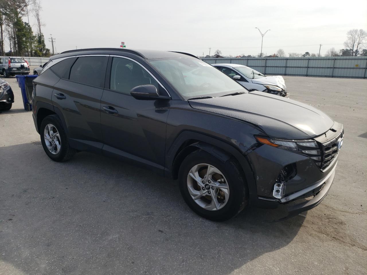 2022 Hyundai Tucson VIN 5NMJBCAE2NH134400 Copart auction photo, front end damage thumbnail 4