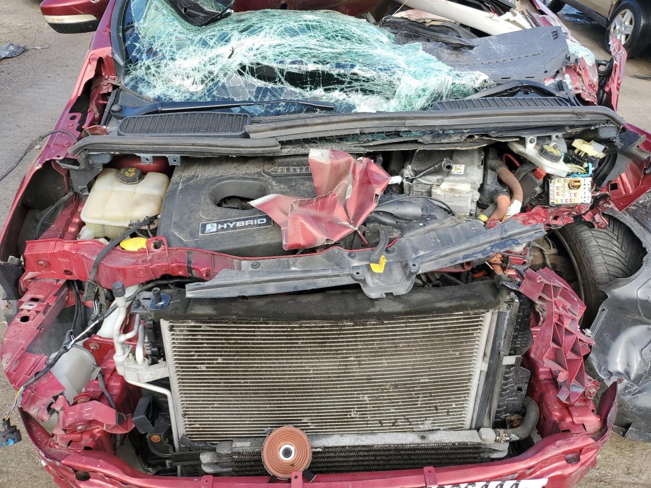 2014 Ford C-MAX VIN 1FADP5BUXEL504612 Copart auction photo, all over damage thumbnail 12