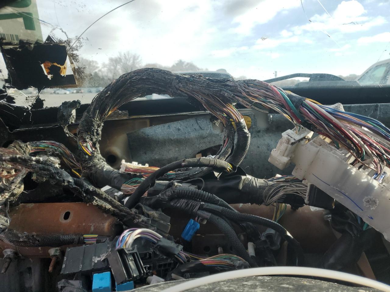 2021 Toyota Tacoma VIN 3TYRX5GN3MT031798 Copart auction photo, burn / stripped damage thumbnail 9