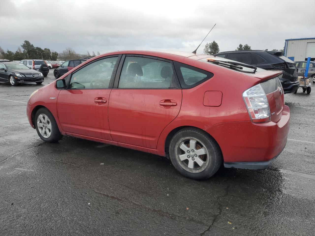 2007 Toyota Prius VIN JTDKB20U077614825 Copart auction photo, side damage thumbnail 2