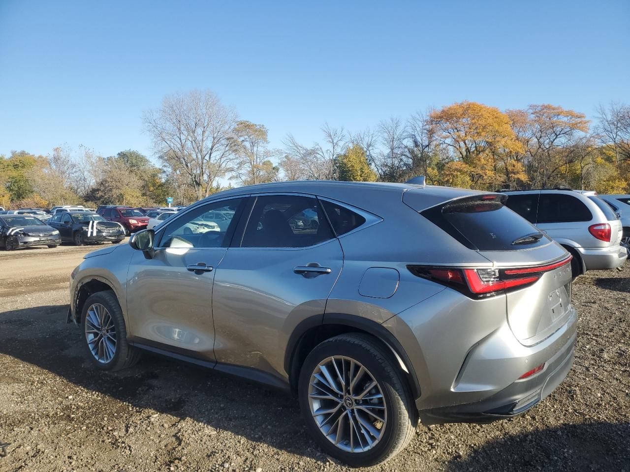 2022 Lexus NX VIN JTJGGCEZ8N5001925 Copart auction photo, front end / side damage thumbnail 2