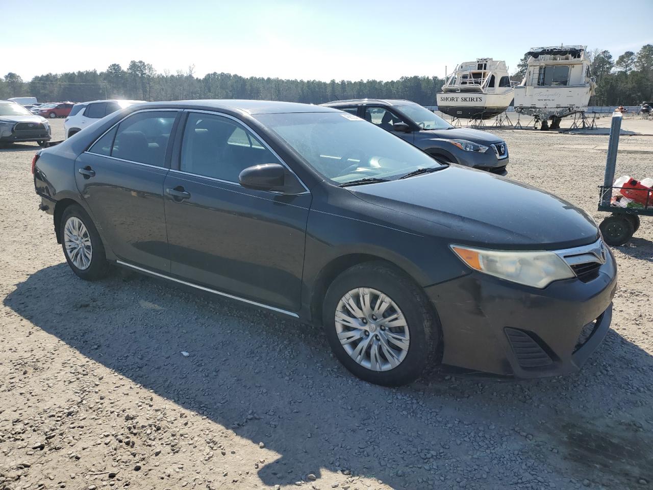 2014 Toyota Camry VIN 4T1BF1FK2EU412681 Copart auction photo, rear end damage thumbnail 4
