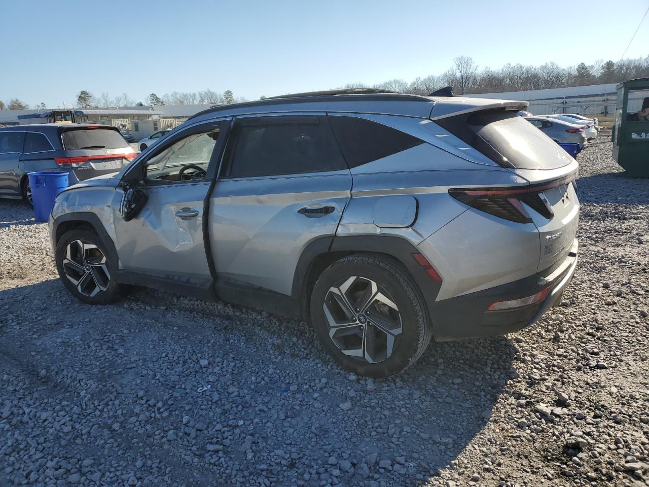 2022 Hyundai Tucson VIN KM8JE3AE7NU109410 Copart auction photo, all over damage thumbnail 2