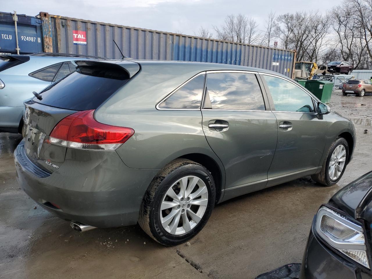 2014 Toyota Venza VIN 4T3BA3BB1EU052536 Copart auction photo, side / rear end damage thumbnail 3
