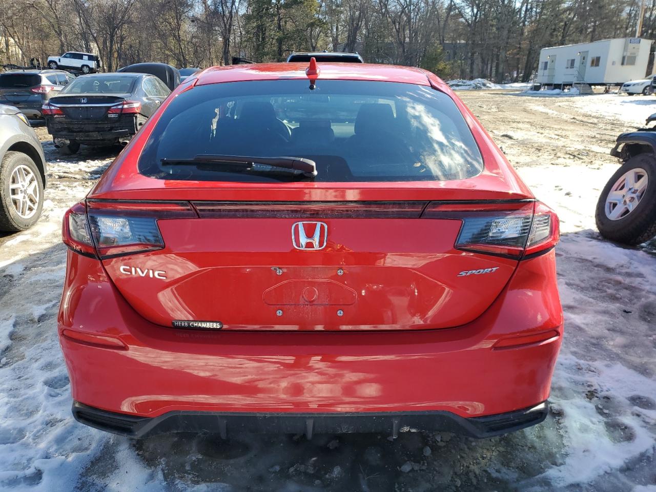 2024 Honda Civic VIN 19XFL2G89RE011379 Copart auction photo, side / front end damage thumbnail 6