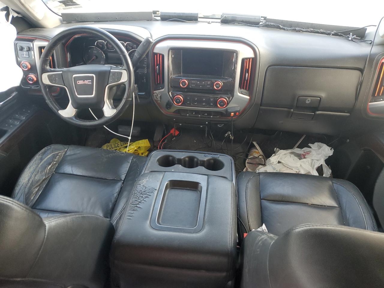 2015 GMC Sierra VIN 1GT22YEG0FZ543053 Copart auction photo, front end / rear end damage thumbnail 8