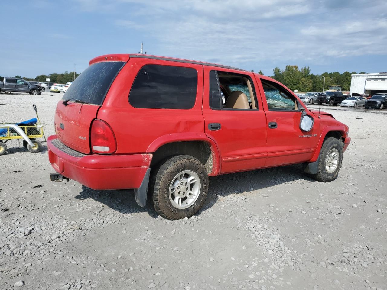 1998 Dodge Durango VIN 1B4HS28ZXWF160899 Copart auction photo, all over damage thumbnail 3