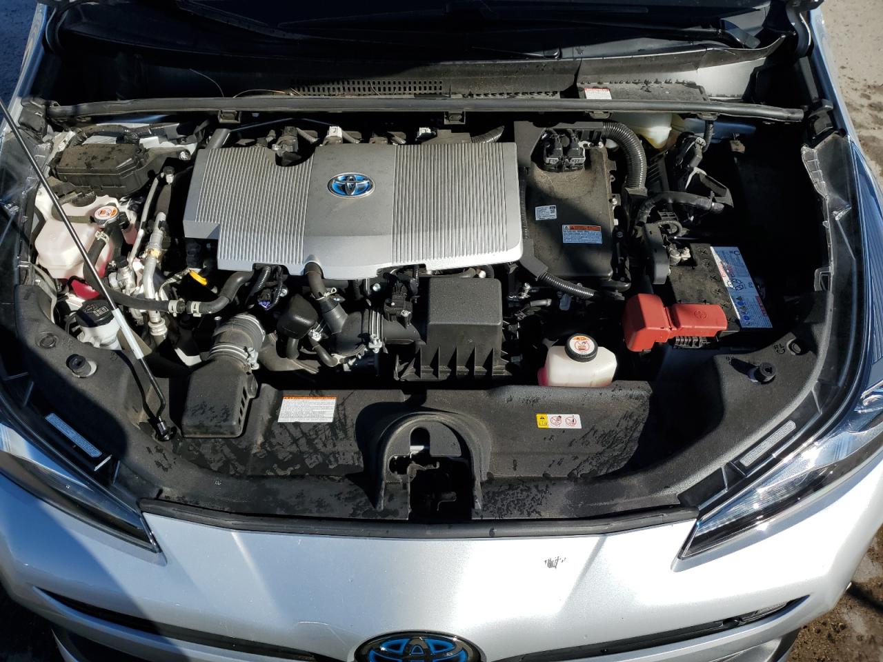 2021 Toyota Prius VIN JTDKAMFU5M3140461 Copart auction photo, rear end damage thumbnail 11