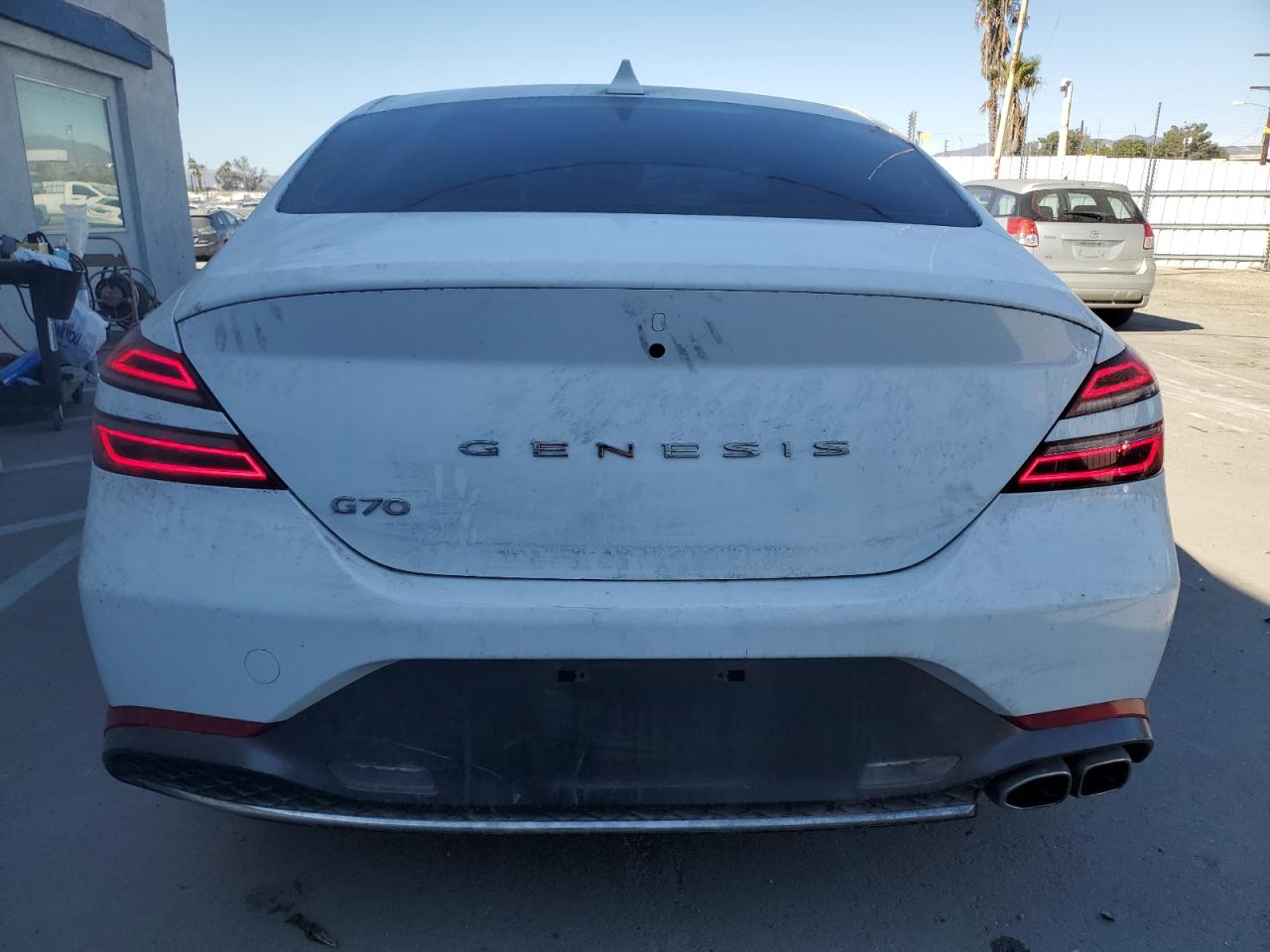 2023 Genesis G70 VIN KMTG34TA7PU116513 Copart auction photo, front end damage thumbnail 6
