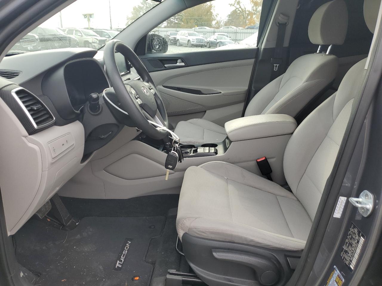 2019 Hyundai Tucson VIN KM8J23A48KU062836 Copart auction photo, side damage thumbnail 7