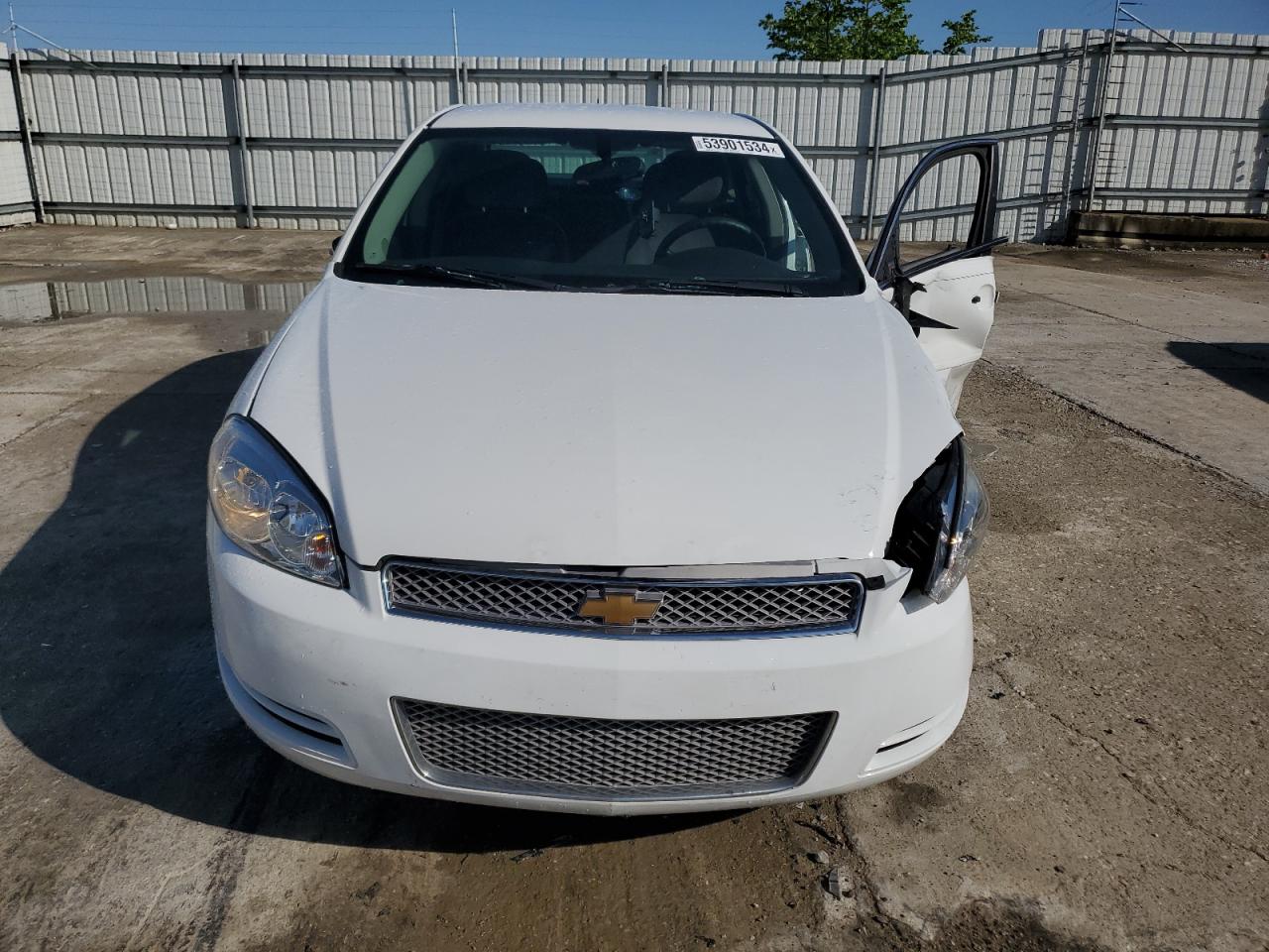 2016 Chevrolet Impala VIN 2G1WB5E30G1124524 Copart auction photo, side / front end damage thumbnail 5