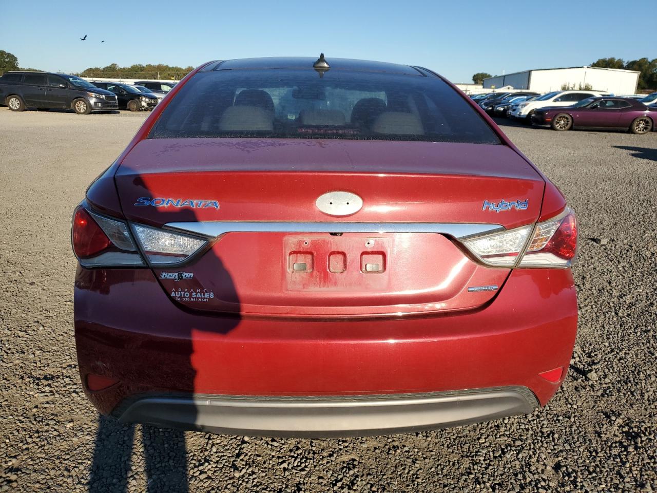 2013 Hyundai Sonata VIN KMHEC4A49DA068685 Copart auction photo, rear end damage thumbnail 6