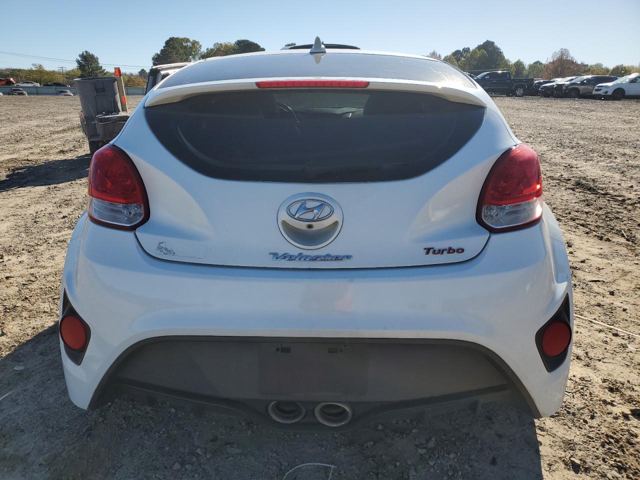 2016 Hyundai Veloster VIN KMHTC6AE7GU272917 Copart auction photo, all over damage thumbnail 6